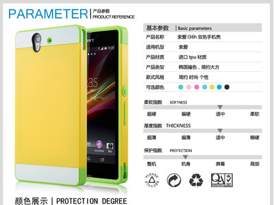 NX CASE 索尼L36h 三合一撞色保護殼 全方位保護與時尚外觀的完美結(jié)合